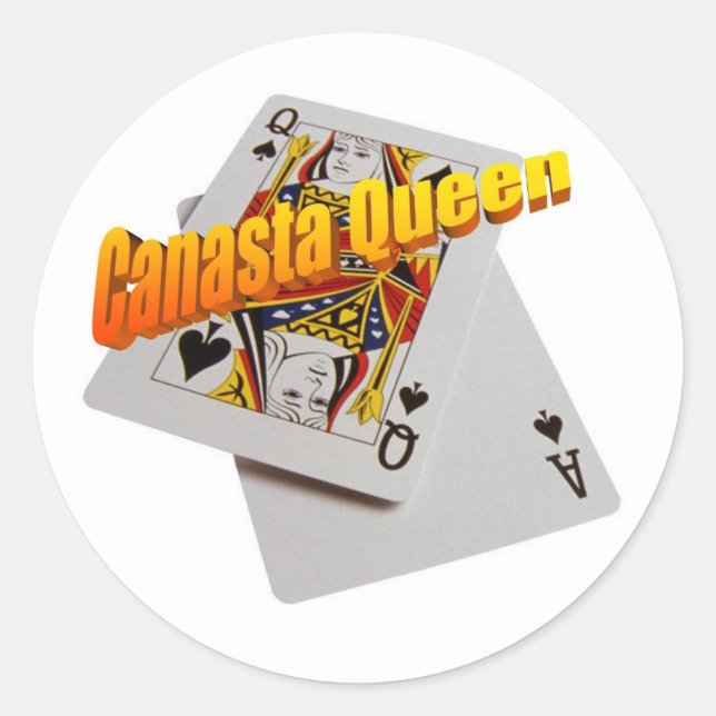 Canasta Queen Sticker (Front)