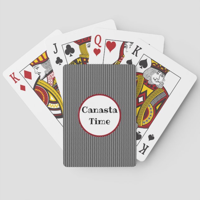 Canasta Time Cards (Back)