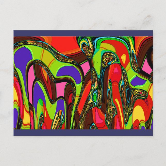 Canberra Abstract Gifts Postcard (Front)