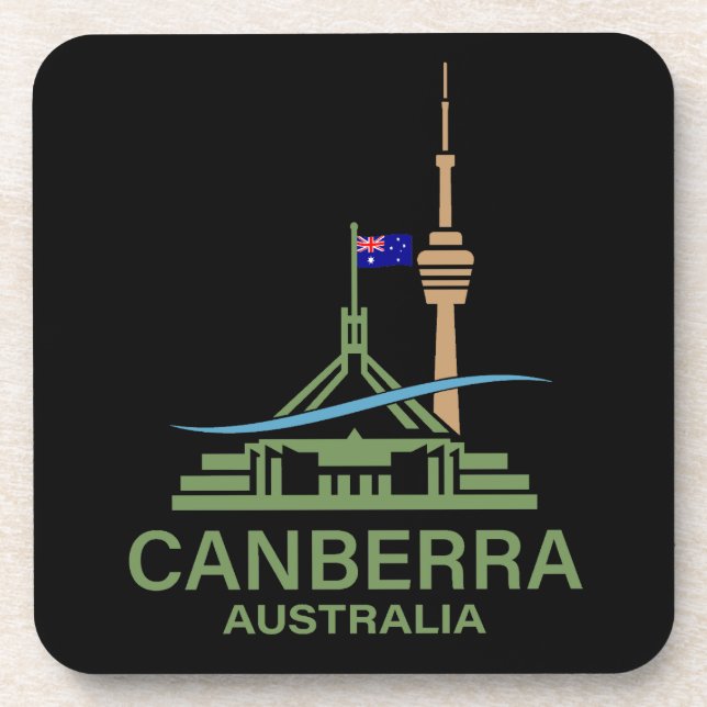 Canberra Australia Coaster (Front)