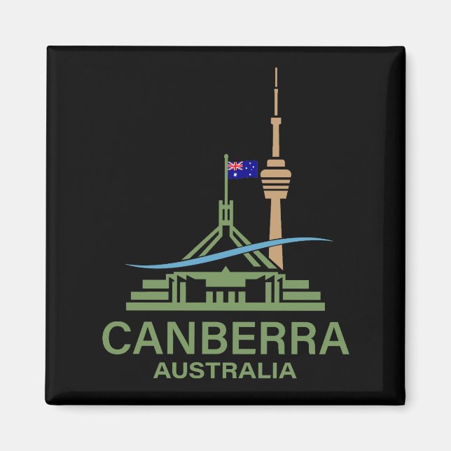 Canberra Australia Magnet (Front)