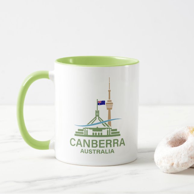 Canberra Australia Mug (With Donut)