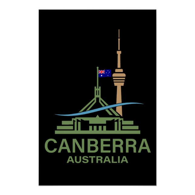 Canberra Australia Poster (Front)