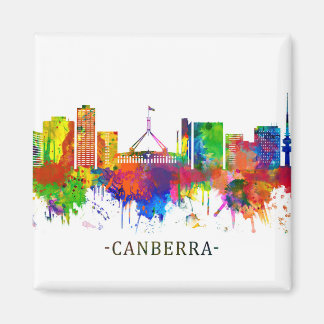Canberra Australia Skyline Magnet