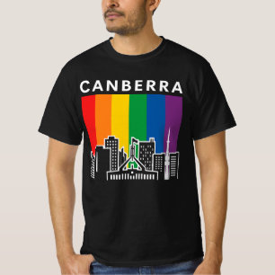 Canberra LGBT Flag Pride Australian Capital T-Shirt