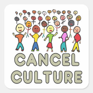 Cancel Culture Square Sticker
