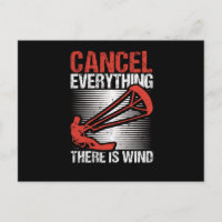 Cancel everything There is wind Funny Kitesurf Kit