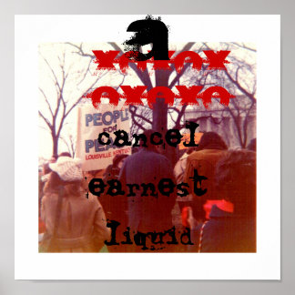 CANCEL LIQUID POSTER