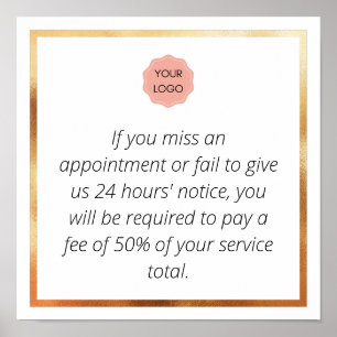 Cancellation notice poster