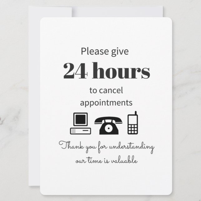 Cancellation policy (Front)
