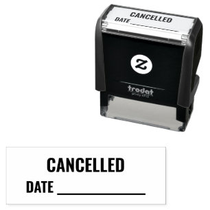 CANCELLED   Date Self-inking Stamp
