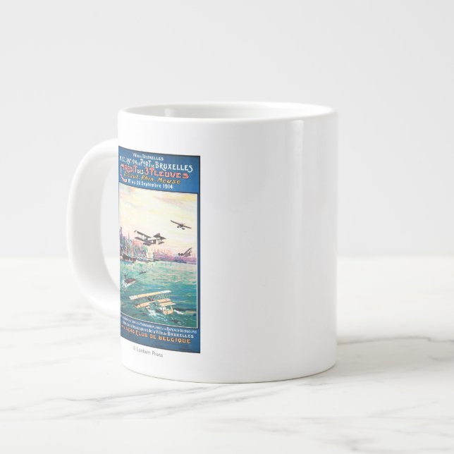 Cancelled Float Plane Promotional Poster Large Coffee Mug (Front Left)
