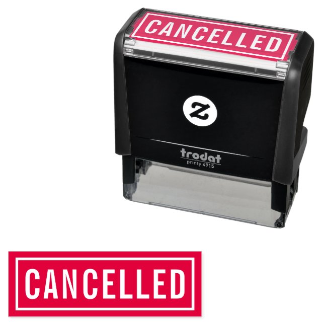 Cancelled Self-inking Stamp (In Situ)