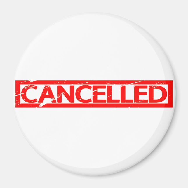 Cancelled Stamp Magnet (Front)