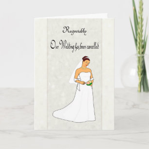 Cancelled Wedding Announcement