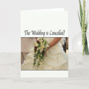Cancelled Wedding Announcement