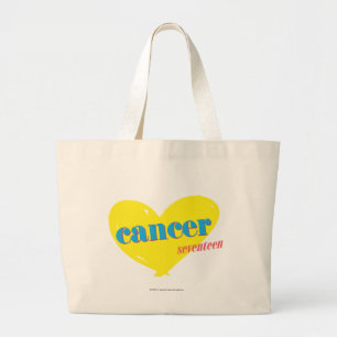 Cancer 3 large tote bag