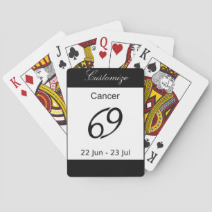 Cancer 69 Zodiac Sign Thunder_Cove Playing Cards