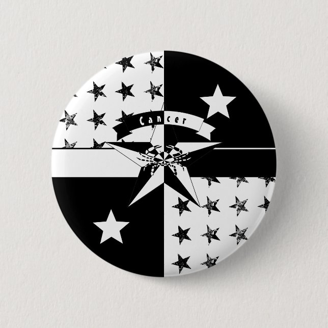 Cancer 6 Cm Round Badge (Front)