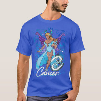 Cancer Anime Birthday Fairy Fairies Cancer Black G T-Shirt