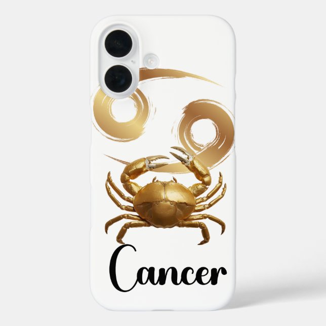 Cancer Apple iPhone Case (Back)