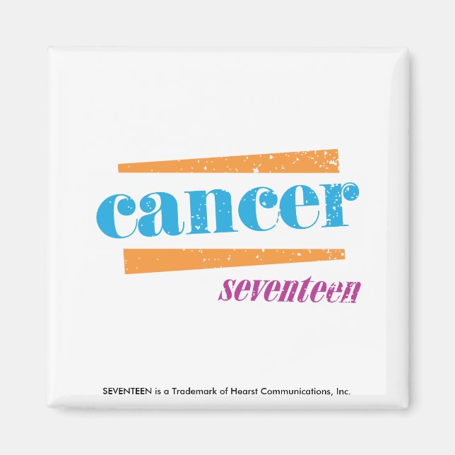 Cancer Aqua Magnet (Front)