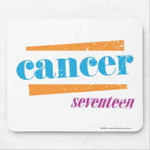Cancer Aqua Mouse Pad
