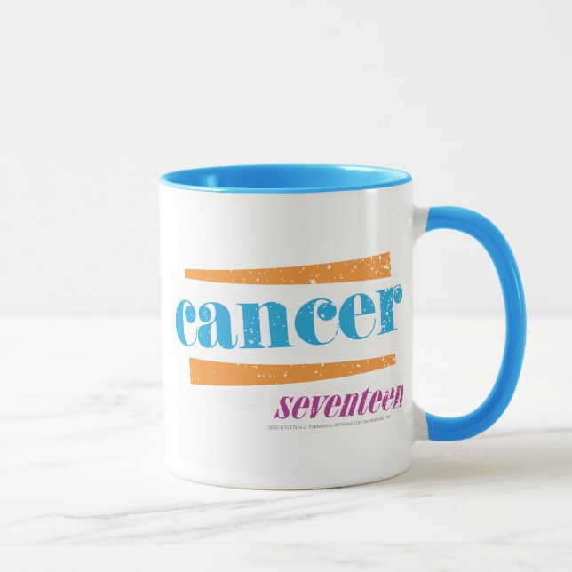 Cancer Aqua Mug (Right)