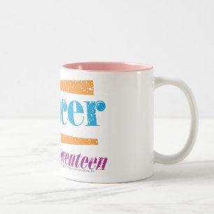 Cancer Aqua Two-Tone Coffee Mug