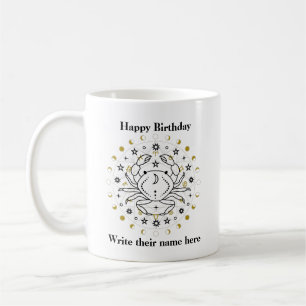 Cancer Astrology Birthday Mug June 21-July 22