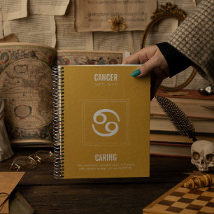 Cancer Astrology Sign Notebook
