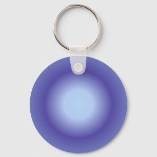 Cancer Aura, Cancer Zodiac, Blue Aura Gradient Key Ring