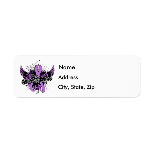 Cancer Awareness 16 Return Address Label (Front)