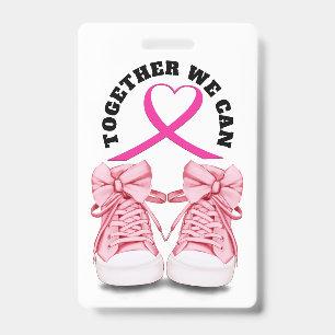 Cancer Awareness Badge - See Back ID Badge
