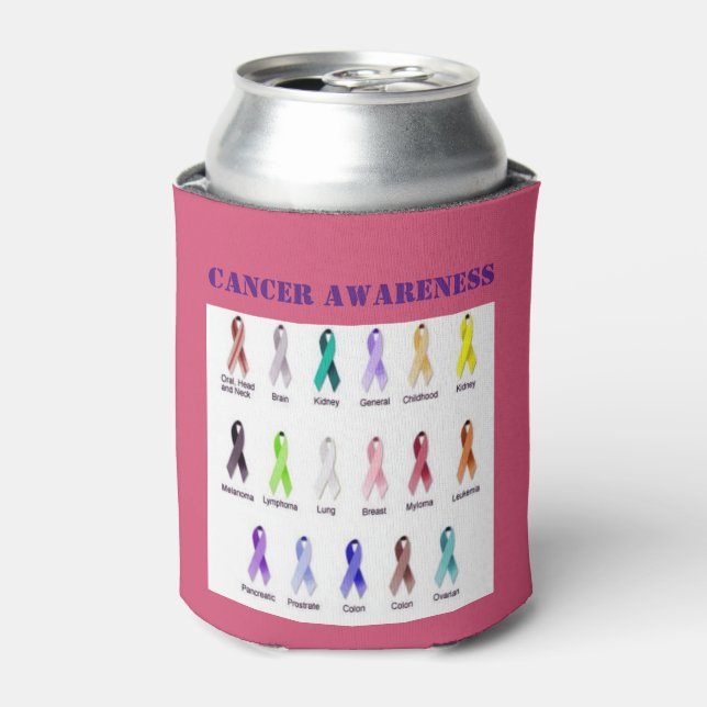 CANCER AWARENESS CAN COOLER (Can Front)