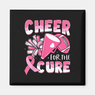 Cancer Awareness Cheer For The Cure Football Magnet