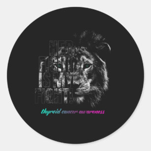 Cancer Awareness Classic Round Sticker