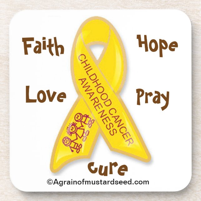 Cancer Awareness Coaster (Front)