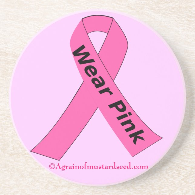 Cancer Awareness Coaster (Front)