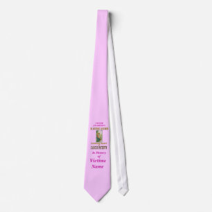 CANCER AWARENESS customise Tie
