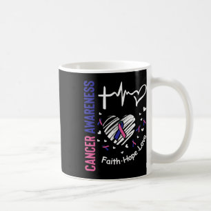 Cancer Awareness Faith Hope Love Coffee Mug