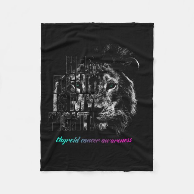 Cancer Awareness  Fleece Blanket (Front)