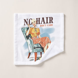 Cancer Awareness for Bald Women Warriors Wash Cloth