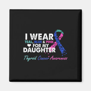 Cancer Awareness For My Daughter Costume Ribbon Magnet