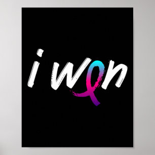 Cancer Awareness - I Won Survivor Fighter  Poster