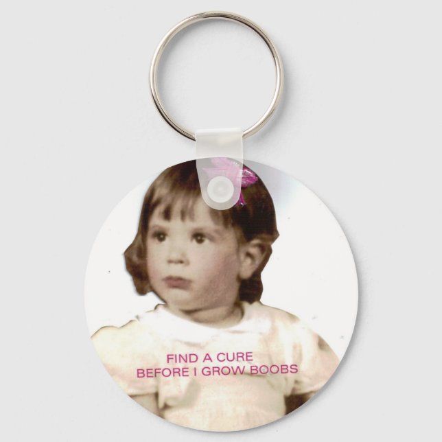 Cancer awareness item key ring (Front)