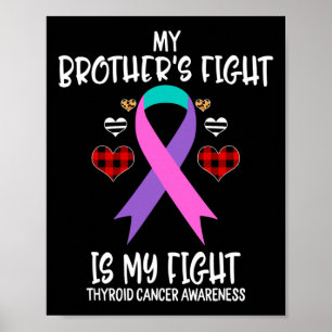Cancer Awareness My Brother's Fight Is My Fight Si Poster