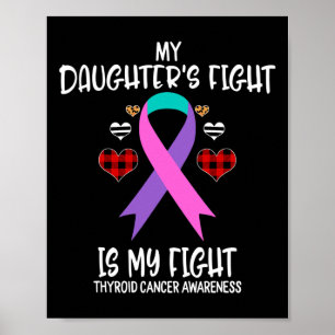 Cancer Awareness My Daughter's Fight Is My Fight M Poster