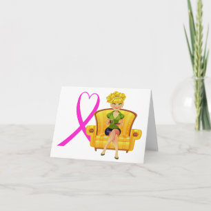 Cancer Awareness Note Card Invitation
