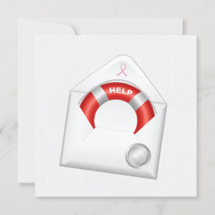 Cancer Awareness - Pink Ribbon Invitation